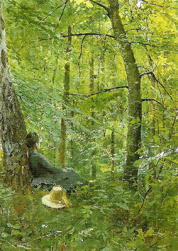 Anders Zorn emma i barbizonskogen china oil painting image